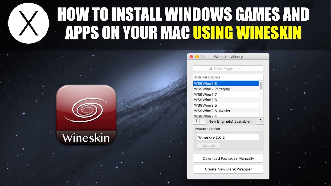 windows emulator mac wine